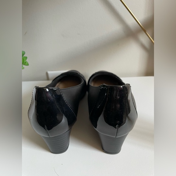 Clark's Collection wedge pump shoes, size 36, black - Picture 3 of 5